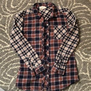 Plaid button down